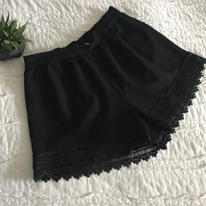 Black shorts